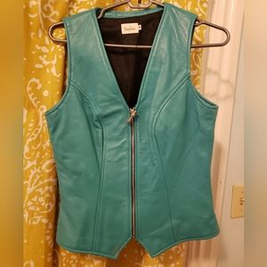 Vintage leather vest
